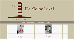 Desktop Screenshot of dekleinelakei.nl